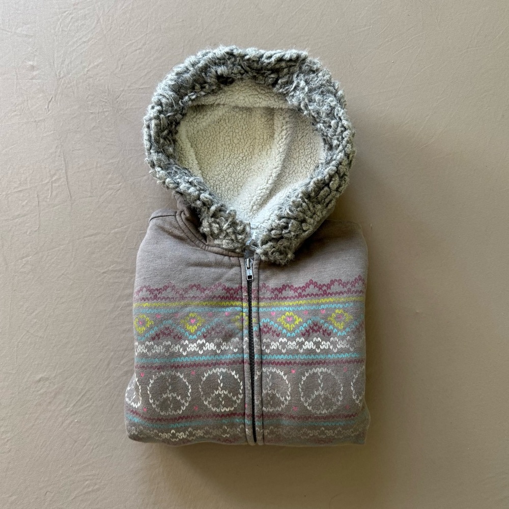 Vintage Mudd Sherpa Lined Hoodie